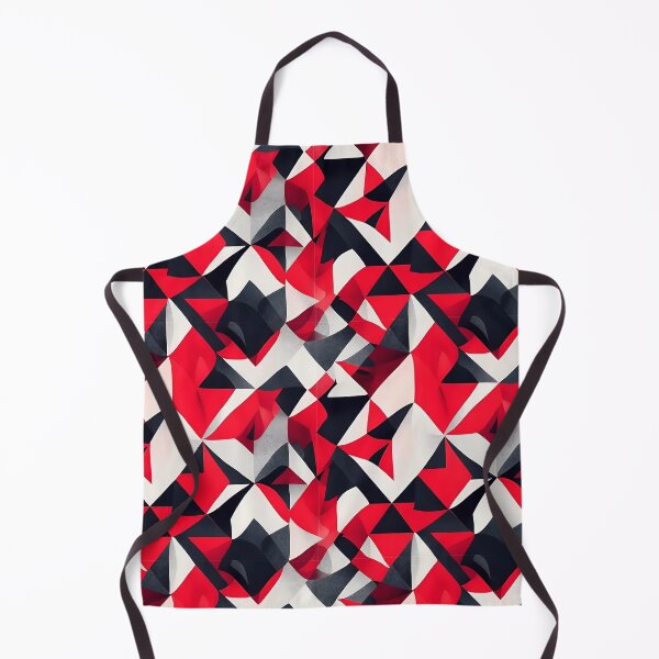 Item preview, Geometric black-red-white pattern designed and sold by KeepDream.