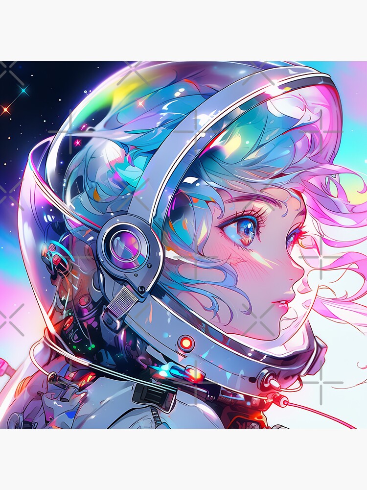 An astronaut anime