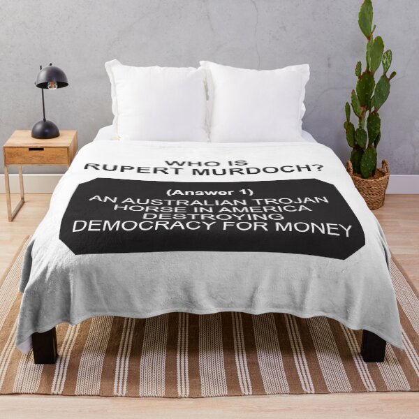 Item preview, Who is Rupert Murdoch: Answer 1 designed and sold by Politics-Corner.