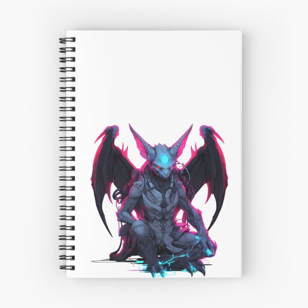 Item preview, Cyberpunk Gargoyle in Neon Colors designed and sold by SchorlCraft.