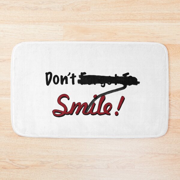 Item preview, DON'T SMILE/ DON'T FORGET TO SMILE designed and sold by Lahaine1317.