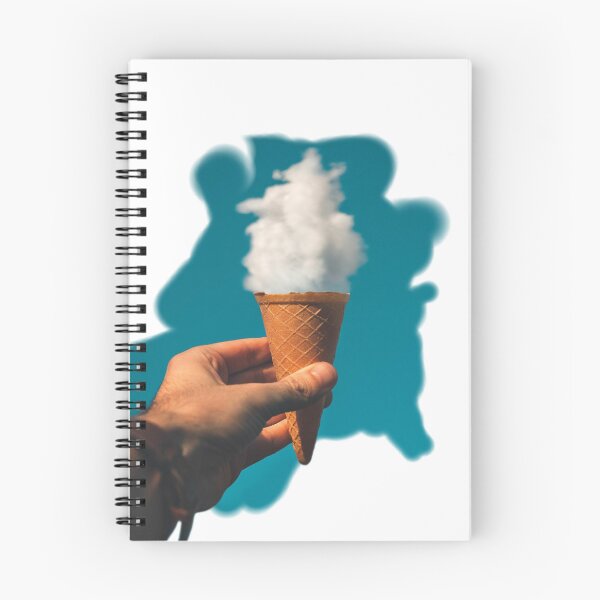 Item preview, Ice cream blue sky sticker designed and sold by CaveAbdul.