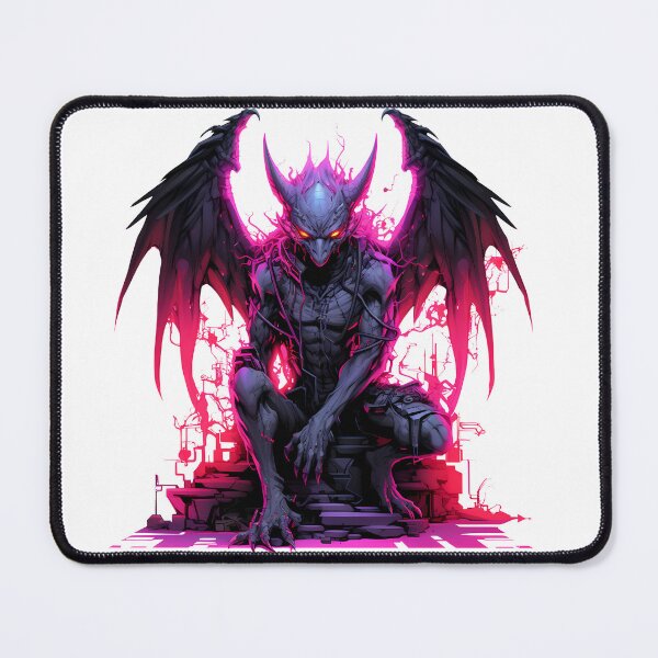 Item preview, Cyberpunk Gargoyle in Neon Colors designed and sold by SchorlCraft.