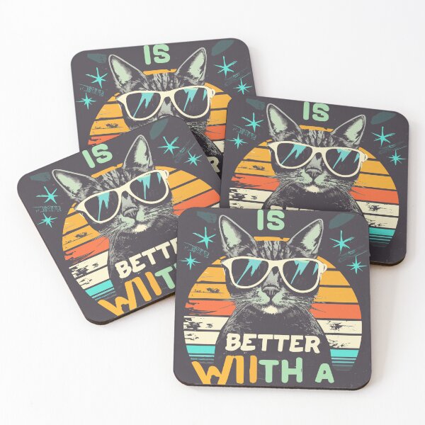 Item preview, Life is better with a Cat designed and sold by Joker-Arts.