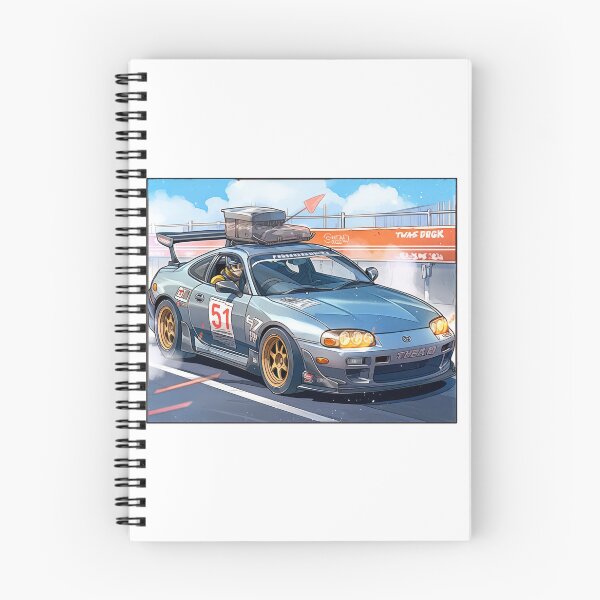 Item preview, Kawaii Toyota Supra Sticker designed and sold by Martin-Designs.