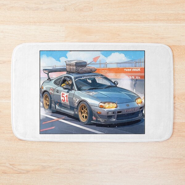 Item preview, Kawaii Toyota Supra Sticker designed and sold by Martin-Designs.