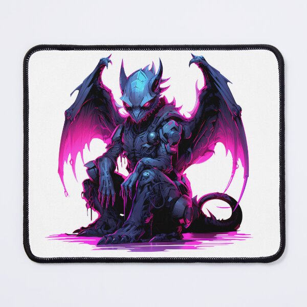 Item preview, Cyberpunk Gargoyle in Neon Colors designed and sold by SchorlCraft.