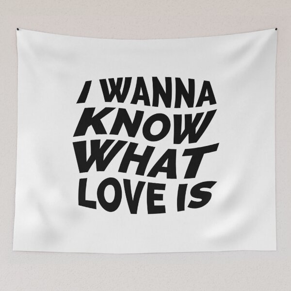Item preview, I wanna know what love is I (black) designed and sold by didijuca.