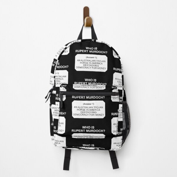 Item preview, Who is Rupert Murdoch: Answer 1 white text designed and sold by Politics-Corner.