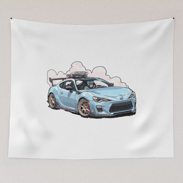 Item preview, Kawaii FRS Toyota 86 Sticker designed and sold by Martin-Designs.