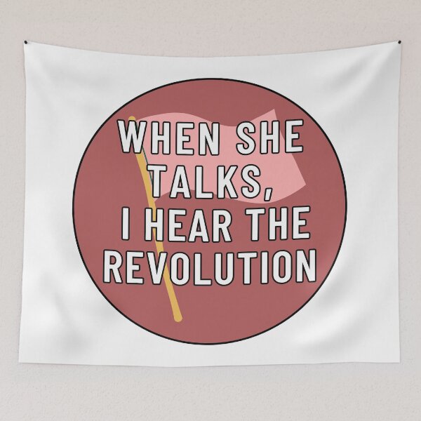 Item preview, WHEN SHE TALKS I HEAR THE REVOLUTION designed and sold by wilder-mind.