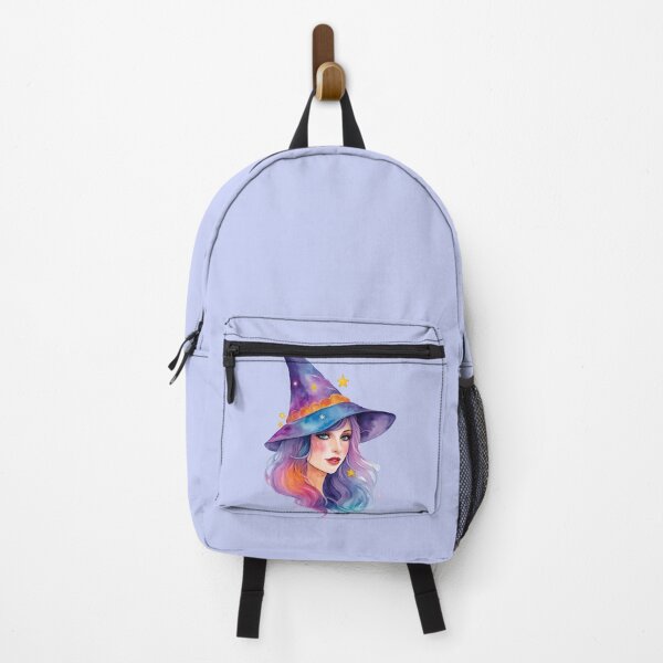Item preview, Witchs Whimsy in Purple - aquarell wiccan portrait designed and sold by EmeraldeaArt.