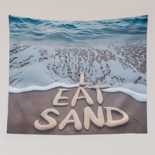 Item preview, I Eat Sand | Humorous Ocean Lover Gift | Funny Beach Quote designed and sold by InkBlvd.