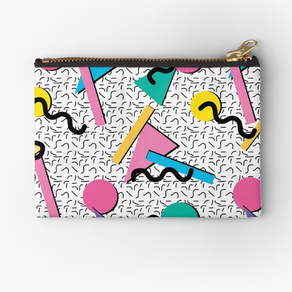 Rad Vintage 90s Memphis Style Zipper Pouch