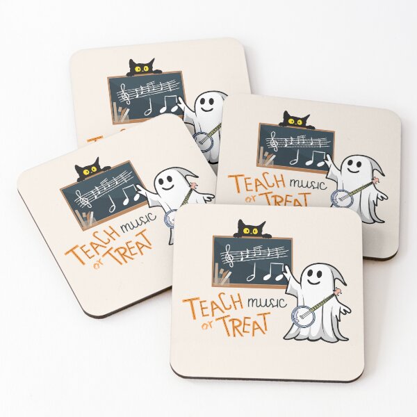 Item preview, Ghost teacher giving music classes designed and sold by LookByLau.