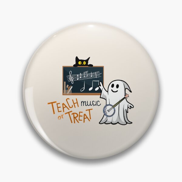 Item preview, Ghost teacher giving music classes designed and sold by LookByLau.