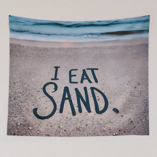Item preview, I Eat Sand | Funny Beach Quote designed and sold by InkBlvd.
