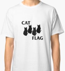 Funny Cat Flag Music Parody Classic T-Shirt