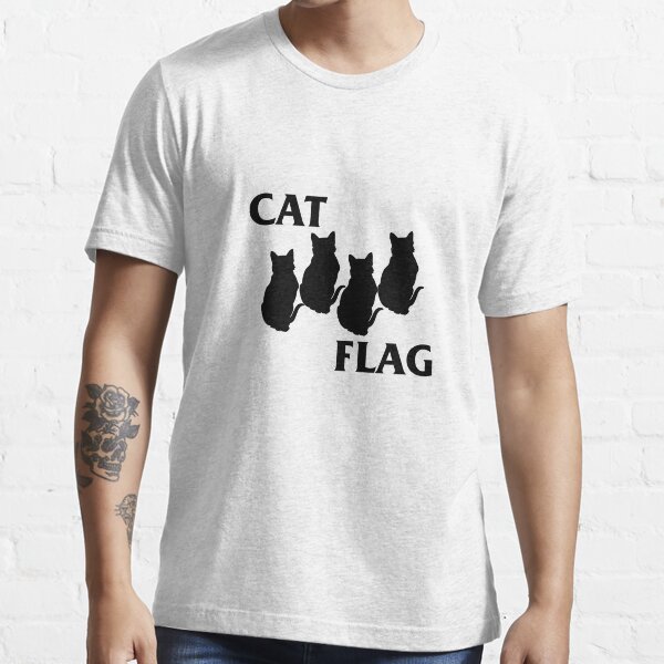 black flag cat shirt