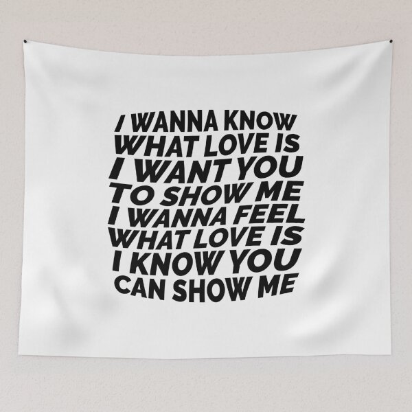 Item preview, I wanna know what love is II (black) designed and sold by didijuca.