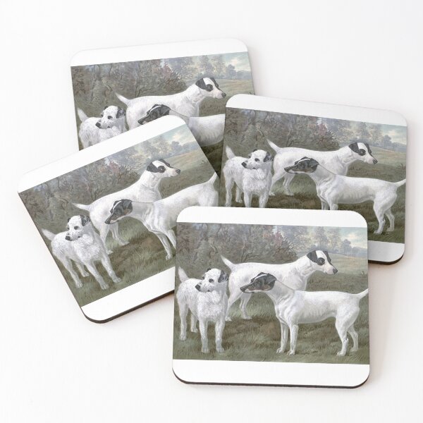 Item preview, Fox Terriers Vintage Dogs Chromolithograph Vero Shaw Dog Lover Gift designed and sold by ElegantTeaTime.