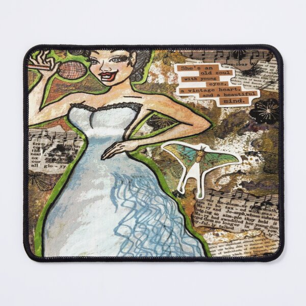 Item preview, Cabaret Singer Multi Media Artwork designed and sold by gleefulme.