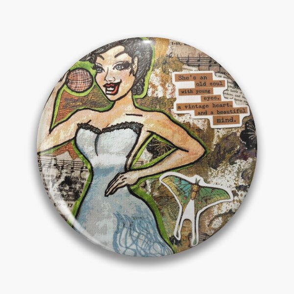 Item preview, Cabaret Singer Multi Media Artwork designed and sold by gleefulme.