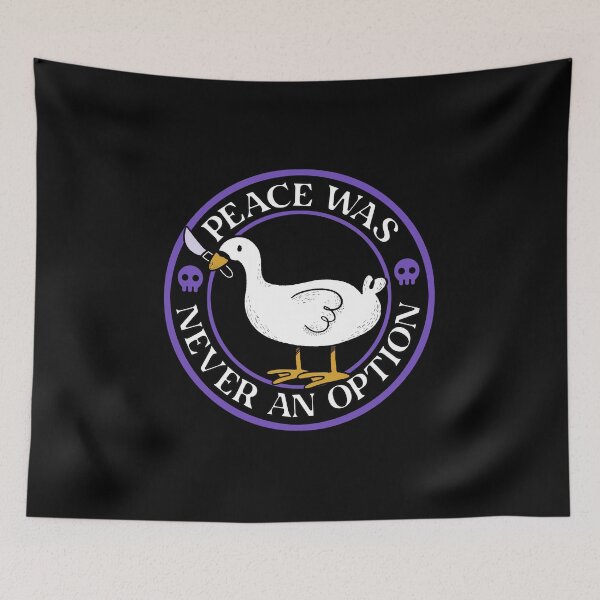 Item preview, Peace Was Never an Option Funny Duck by Tobe Fonseca designed and sold by Tobe Fonseca®.