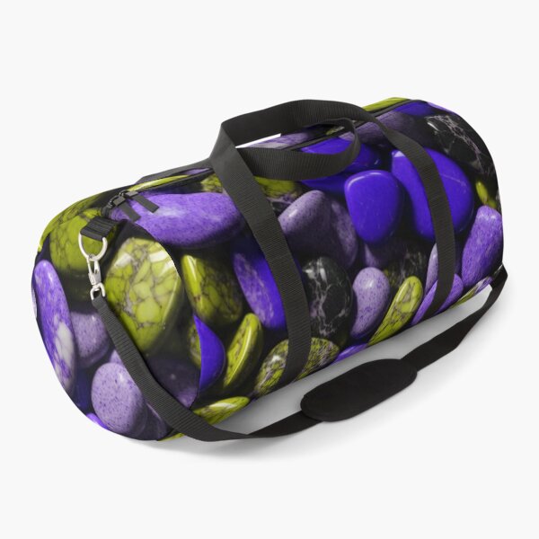 Item preview, Beautiful Smooth Colorful Pebbles Pattern - Blue Yellow Black Marbles designed and sold by Moonsiess.