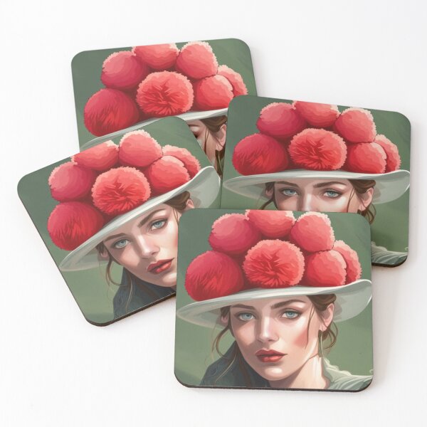 Item preview, Girl with traditional Black Forest Bollenhat designed and sold by AI-friend.