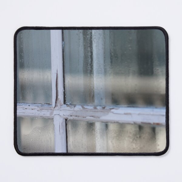 Item preview, Raindrops on the window of an old house. Selective focus. designed and sold by LiubovAvdeeva.