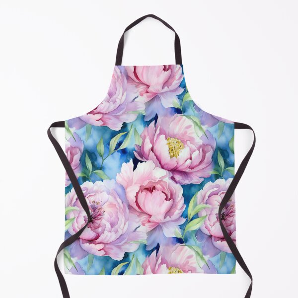 Item preview, Watercolor Floral Seamless Pattern- Peonies  designed and sold by MahsaWatercolor.