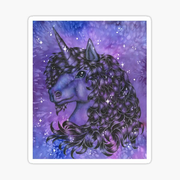 Under One Sky Rainbow Galaxy Cat Unicorn Caticorn Mini Travel