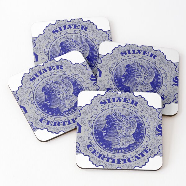 Item preview, Cool Curency: Series of 1886 - Morgan $5 Silver Certificate - Blue/Silver designed and sold by CallMeInspired.