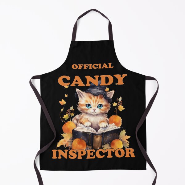 Item preview, Cute Cat Official Candy Inspector, halloween kitten designed and sold by Sunmoonlove.
