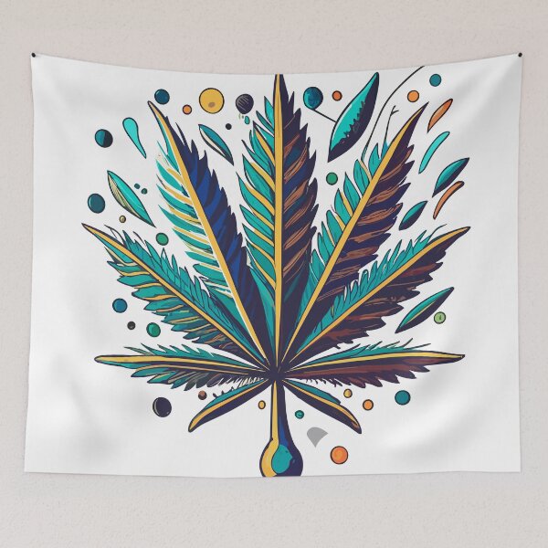 Item preview, Weed Leaf Sticker designed and sold by Bysabrine.
