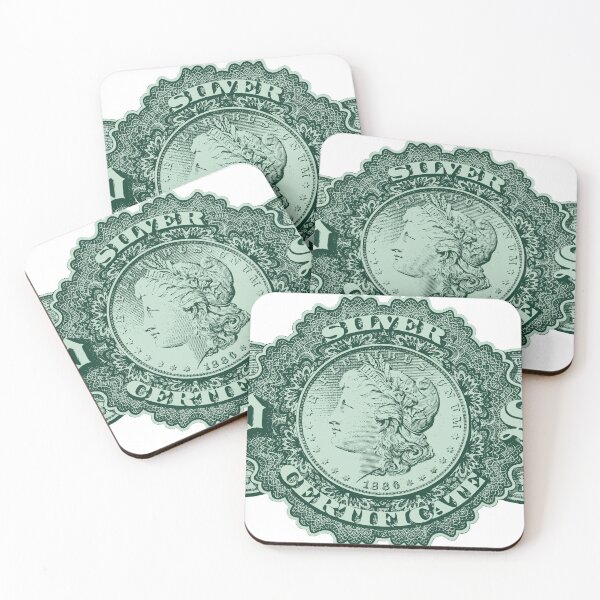 Item preview, Cool Curency: Series of 1886 - Morgan $5 Silver Certificate - Light Green/Green designed and sold by CallMeInspired.