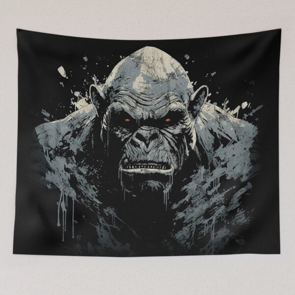 Item preview, A Vintage Distressed Street Art Orge - RPG Monster designed and sold by GVRDesign.