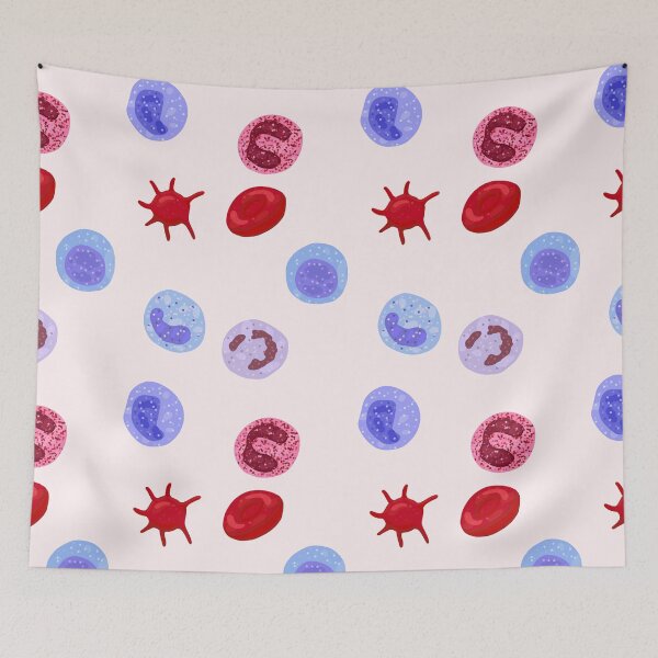 Item preview, Hand Drawn Blood Cells Pack designed and sold by SofiaSava01.