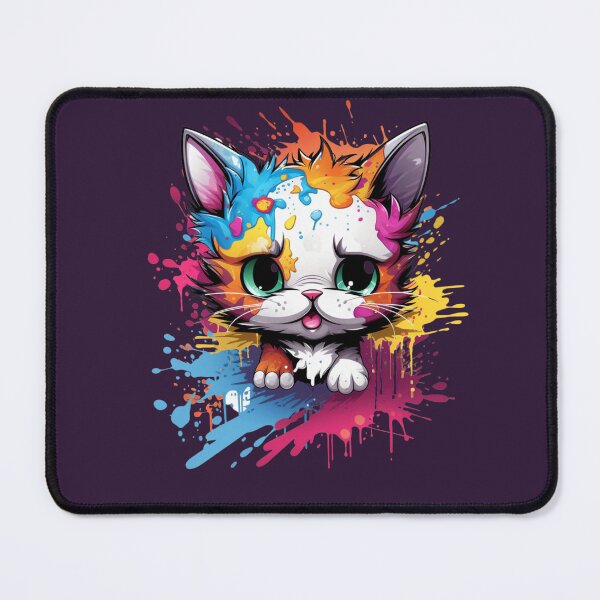 Item preview, Graffiti Splash Art Kitten designed and sold by Ellimade.