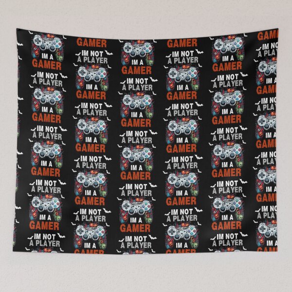 Item preview, I'm Not A Player I'm A Gamer Halloween Controller Gaming designed and sold by ArtFromBeyond.