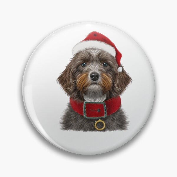 Item preview, dark Brown Santa dog.  Merry Christmas designed and sold by Debsgiftware Ward.