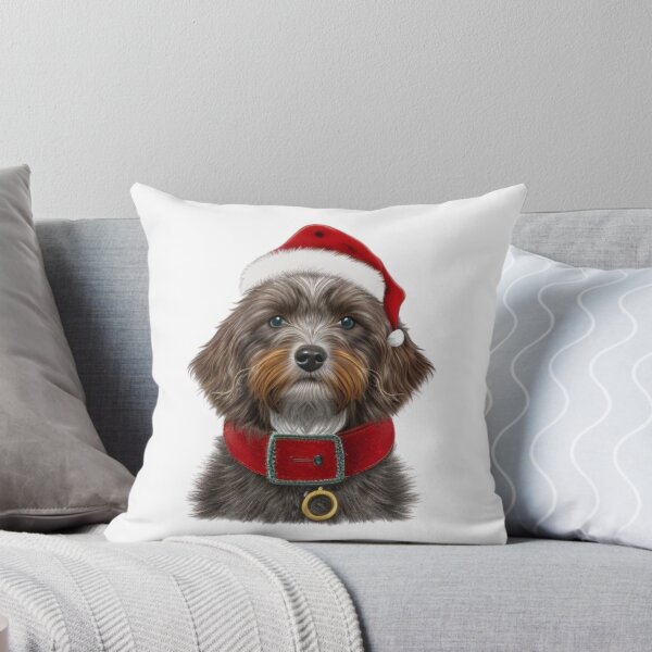 Item preview, dark Brown Santa dog.  Merry Christmas designed and sold by Debsgiftware Ward.