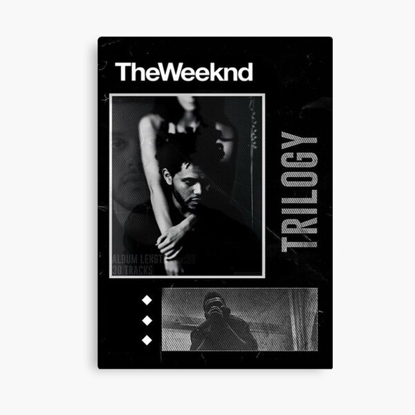 Alone Again The Weeknd Album Art Book Canvas Print Vintage Graphic