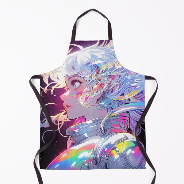 Aperçu de l'œuvre Kawaii Cosmic Explorer Arc-en-ciel Highlight Anime Girl créée et vendue par bubblegoth.