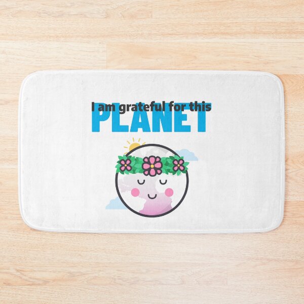 Item preview, I am grateful for this planet in blue designed and sold by CoCre8tive.