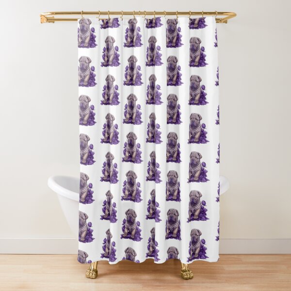 Item preview, bulldog dog between leaves designed and sold by BaliamShop.