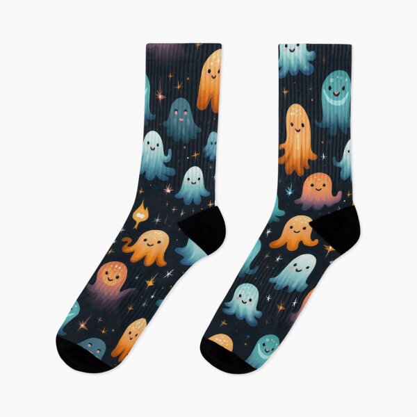 Item preview, Ethereal Echoes: Boo-tiful Ghosts Pattern designed and sold by KaleidoKiosk.