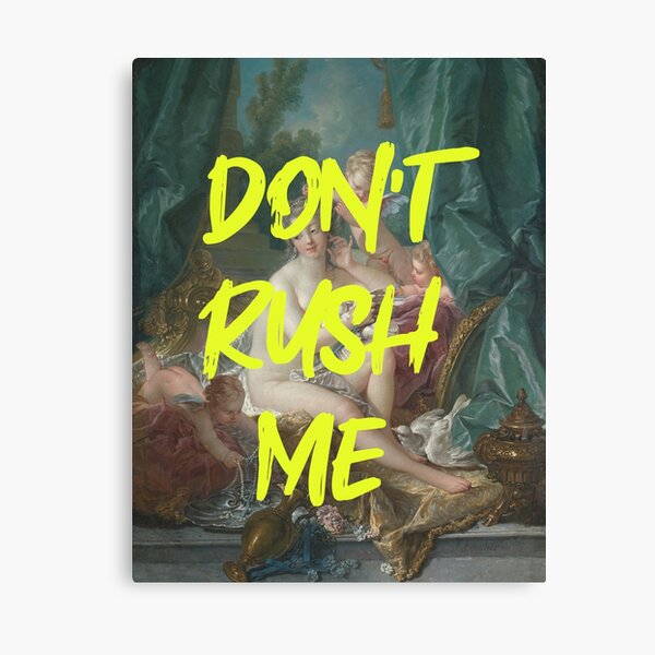 Item preview, Don't Rush Me Quirky Renaissance Painting designed and sold by SaratoninPrints.