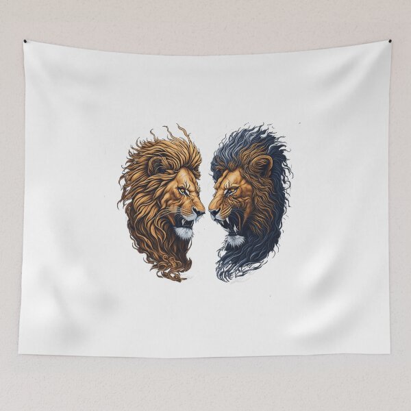 Item preview, lion vs lion, for the kingdom designed and sold by BaliamShop.